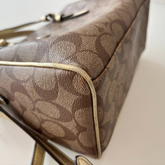 Coach Peyton Signature Bennett Mini Satchel (F49862) - Picture 6 of 11